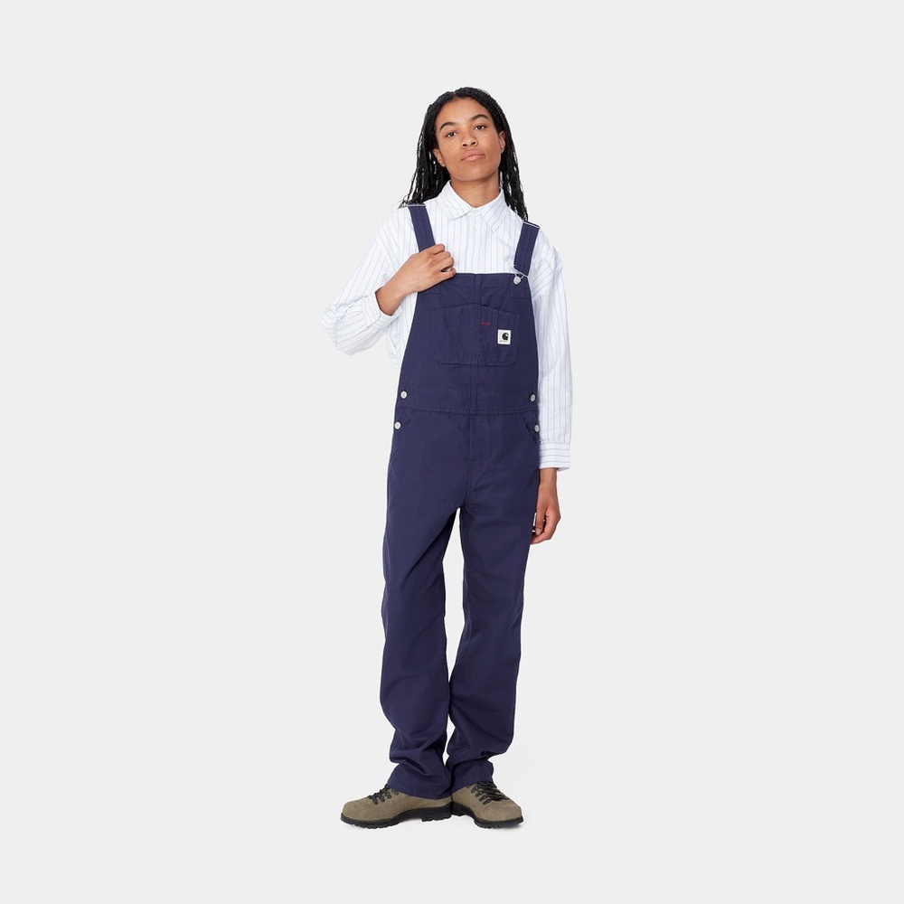 Carhartt WIP Bib Overalls in Indigo